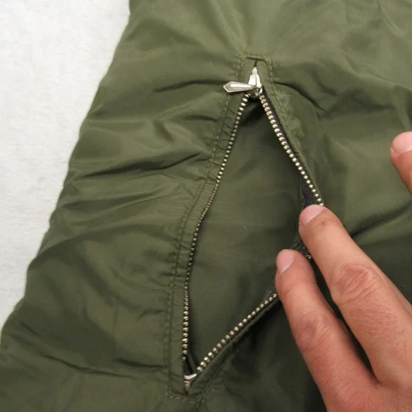 Abercrombie Fitch Down Jacket Men Large‎ Green Water Resist Puff VTG RARE 70 80s